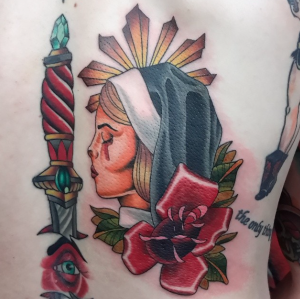 Traditional Nun Tattoo